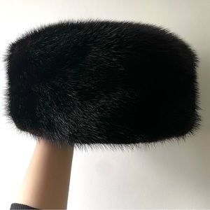 Real Mink Fur Beret